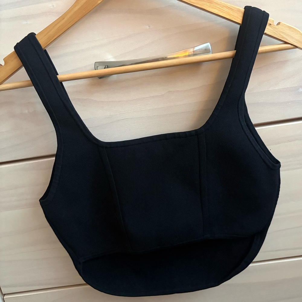 Babaton Sculpt Knit Corset Style Top